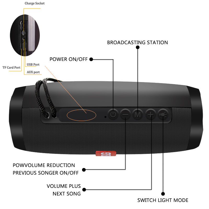LED Bluetooth Speaker
