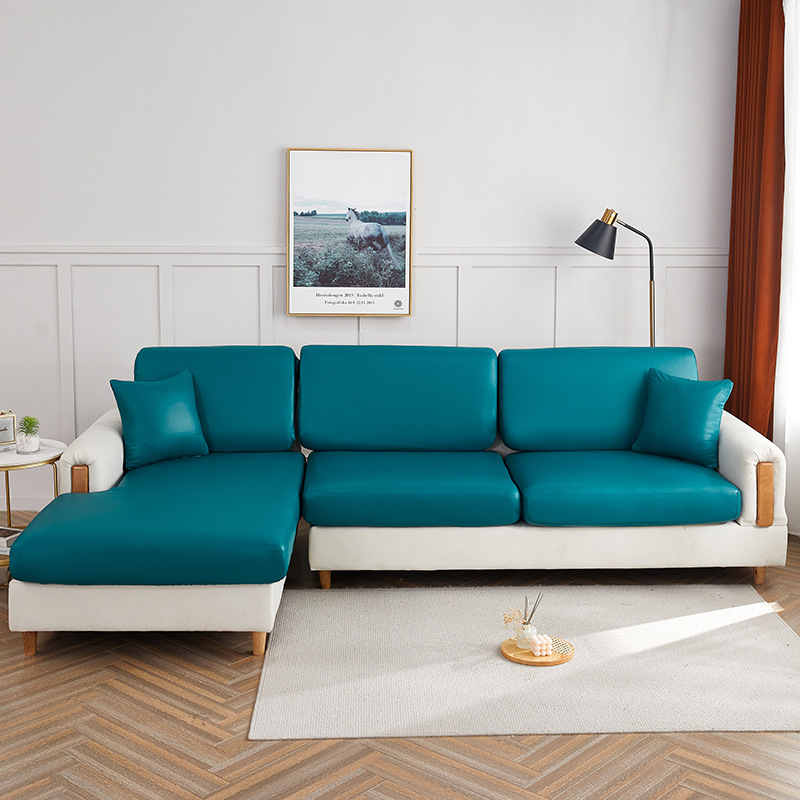 Elastic Waterproof Leather-Style Sofa Slipcover