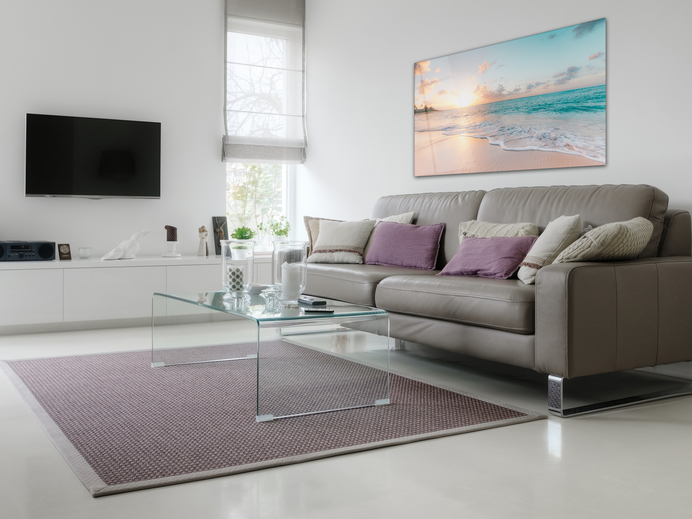 Tempered Glass Wall Art - Sea & Waves