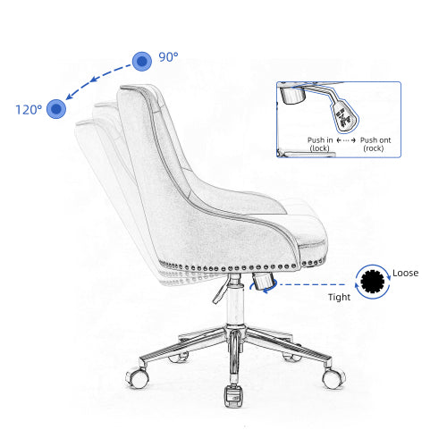 Diamond-Back Ergonomic Office Chair