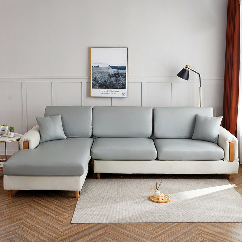 Elastic Waterproof Leather-Style Sofa Slipcover