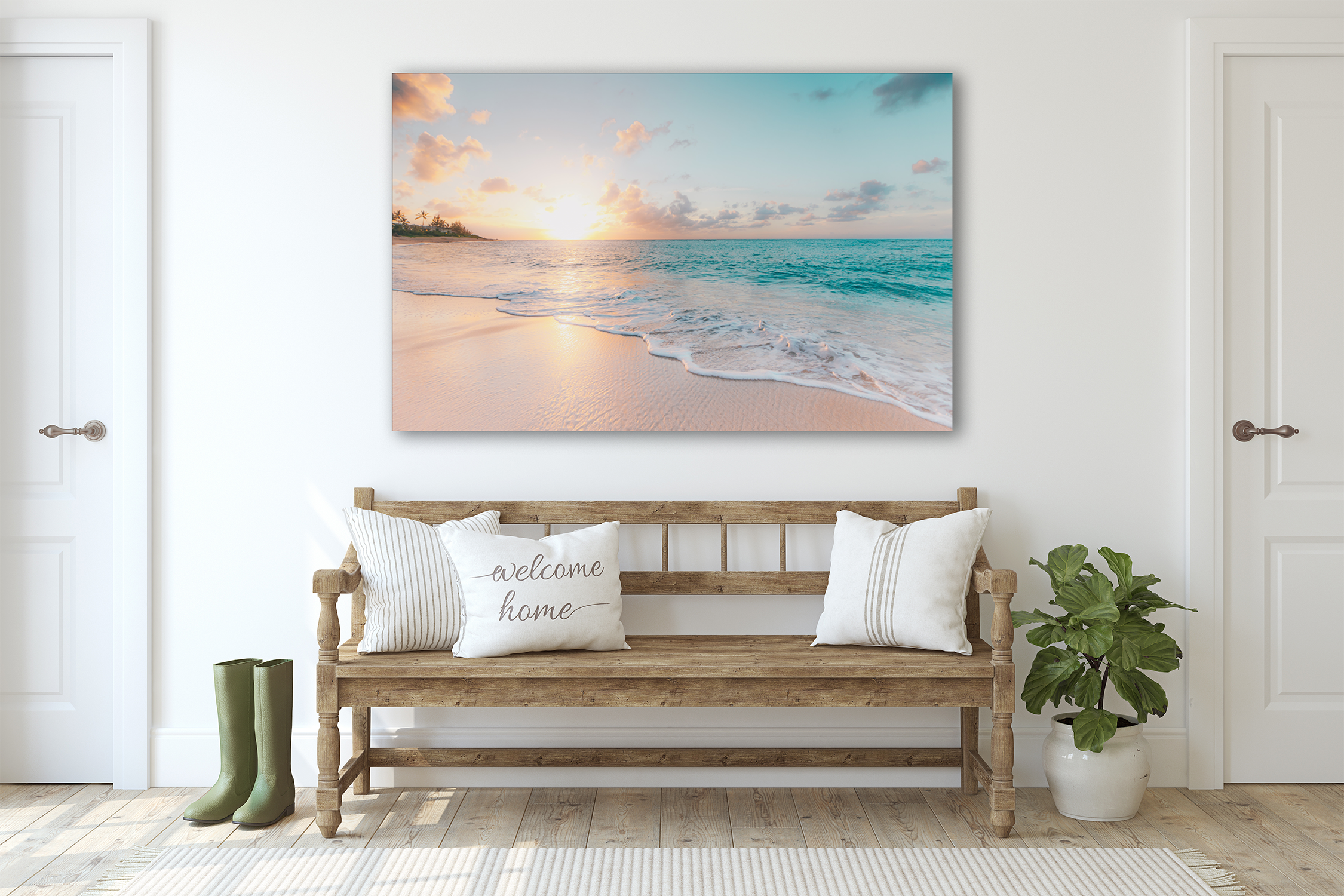 Tempered Glass Wall Art - Sea & Waves
