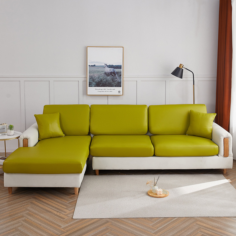 Elastic Waterproof Leather-Style Sofa Slipcover