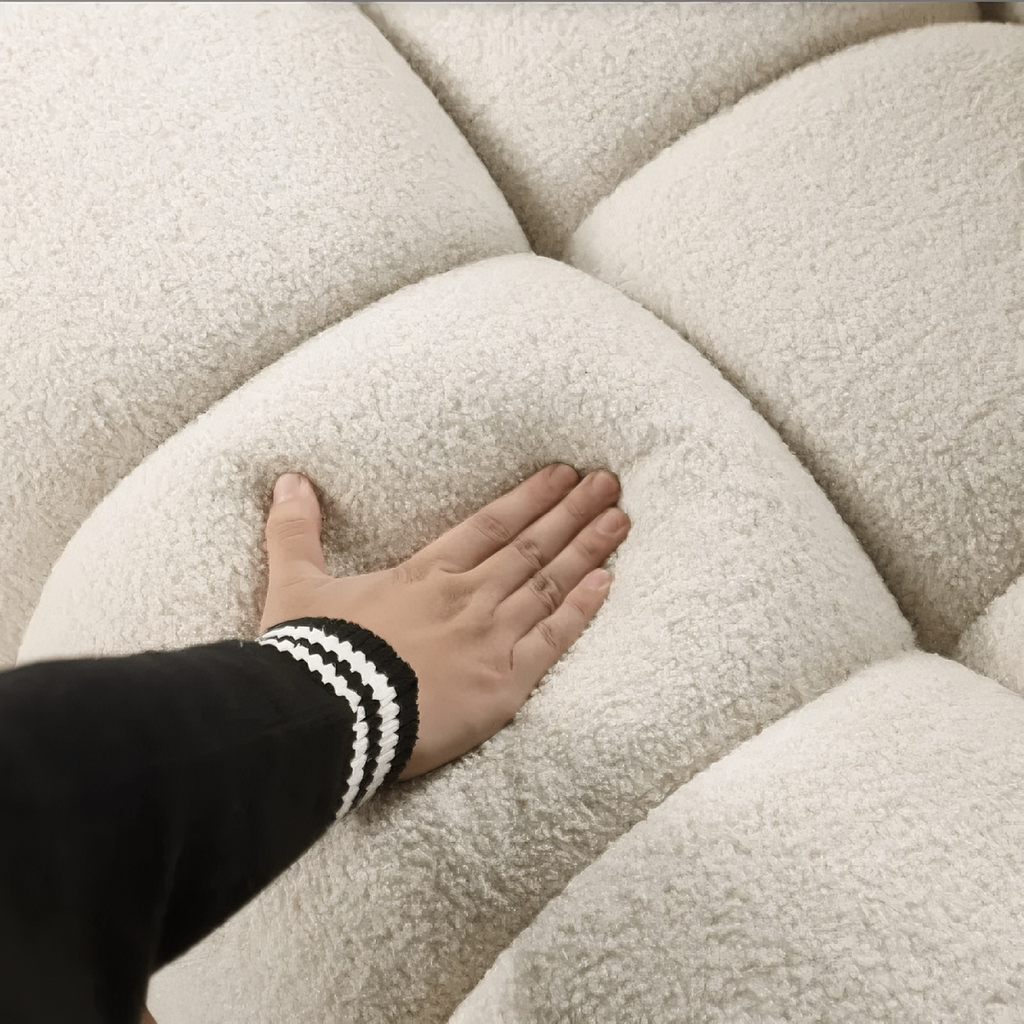 Bouclé Marshmallow Sofa — 3 Seater