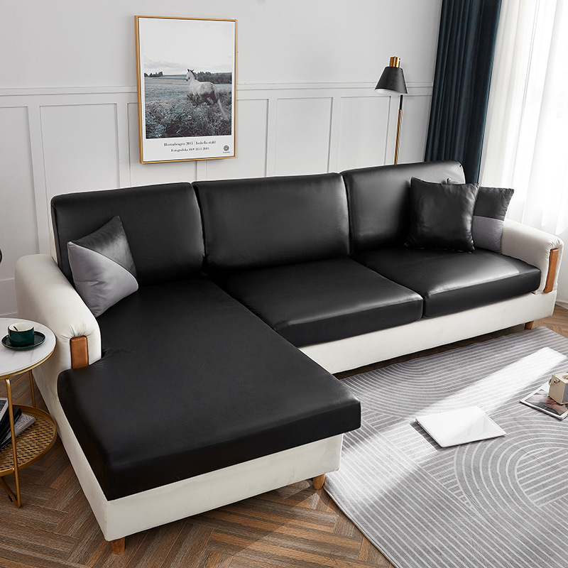 Elastic Waterproof Leather-Style Sofa Slipcover