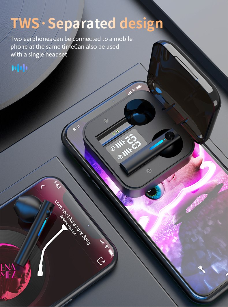 Wireless Bluetooth Earbuds with Microphone