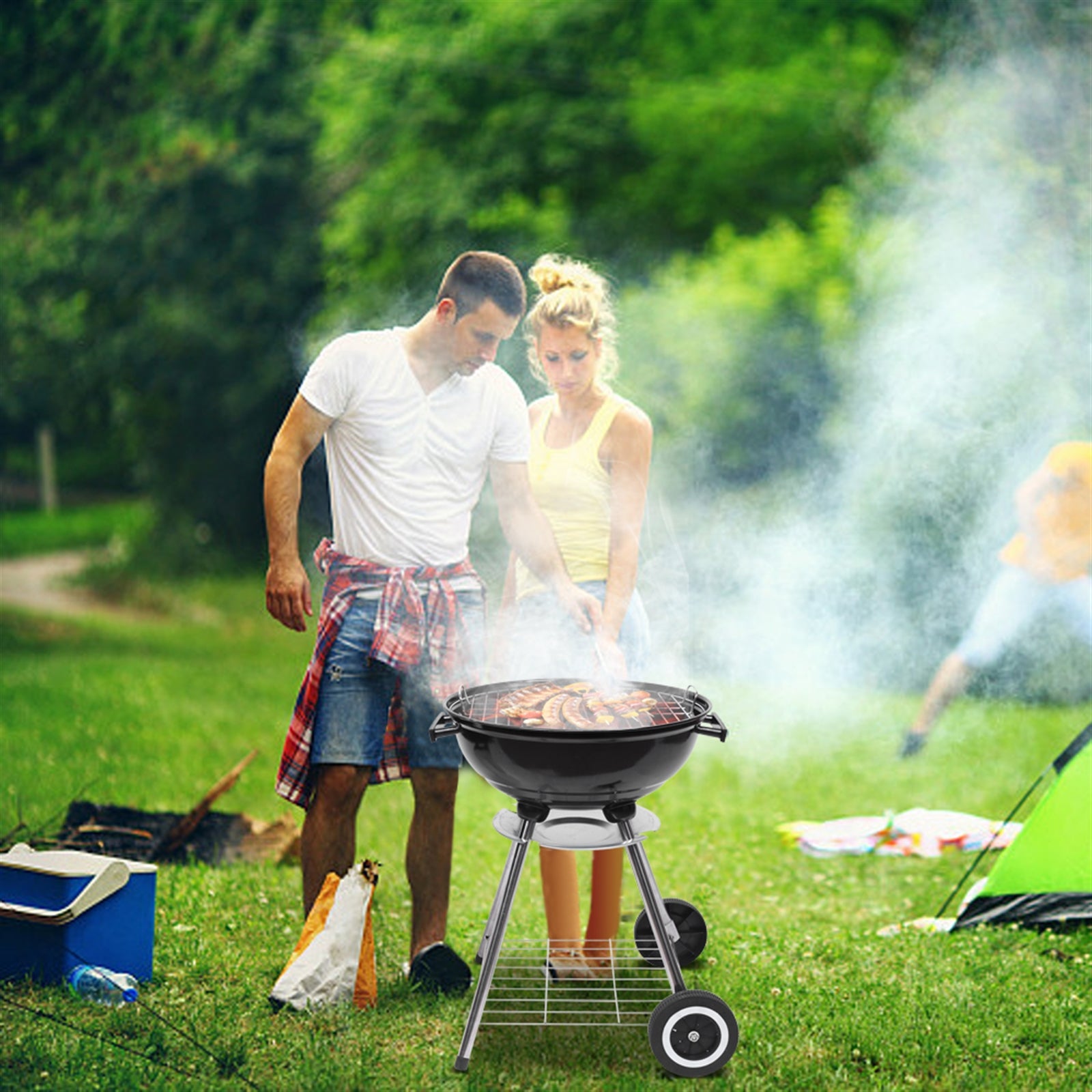 18" Charcoal BBQ Grill — Outdoor Kettle