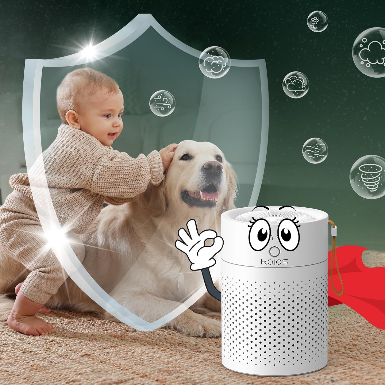 H13 HEPA Air Purifier – Quiet & Powerful