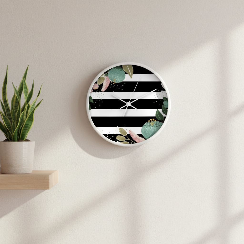 Modern Geometric Wall Clock