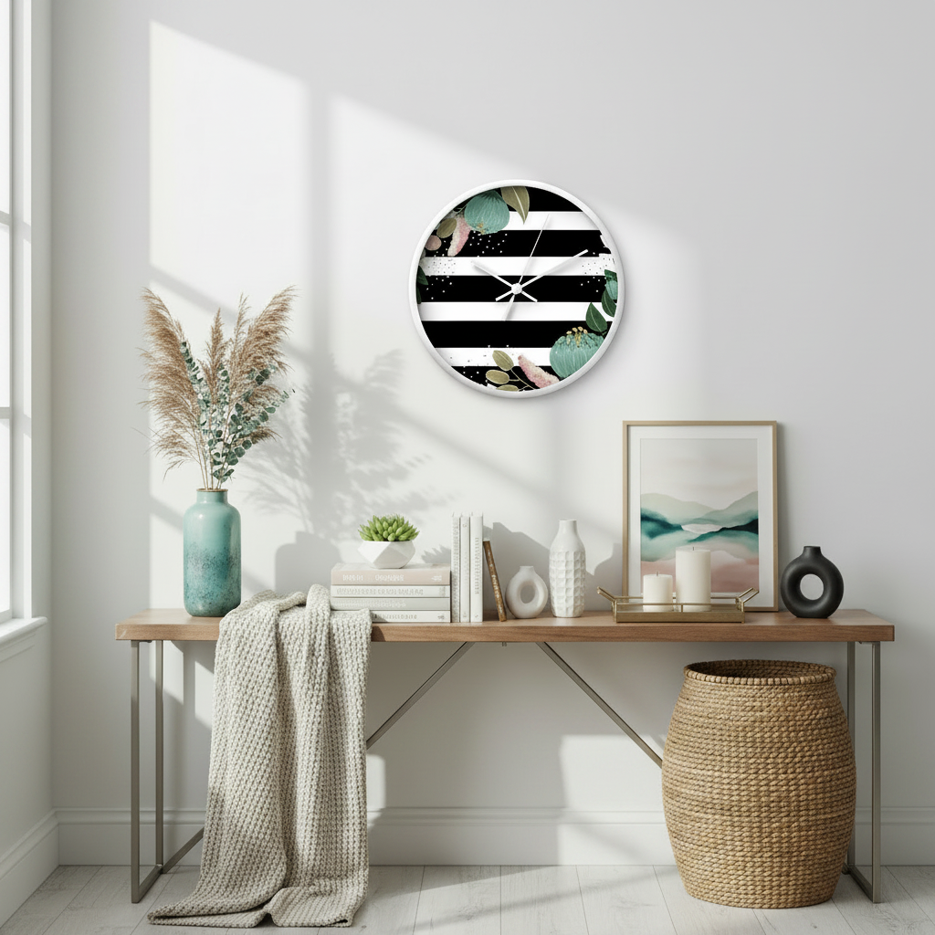 Modern Geometric Wall Clock