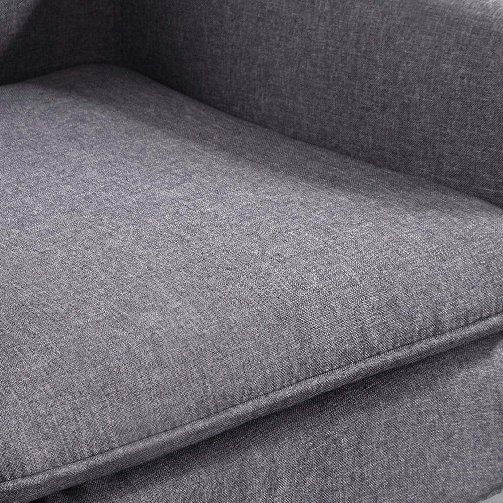 Levede Linen Armchair — Set of 2
