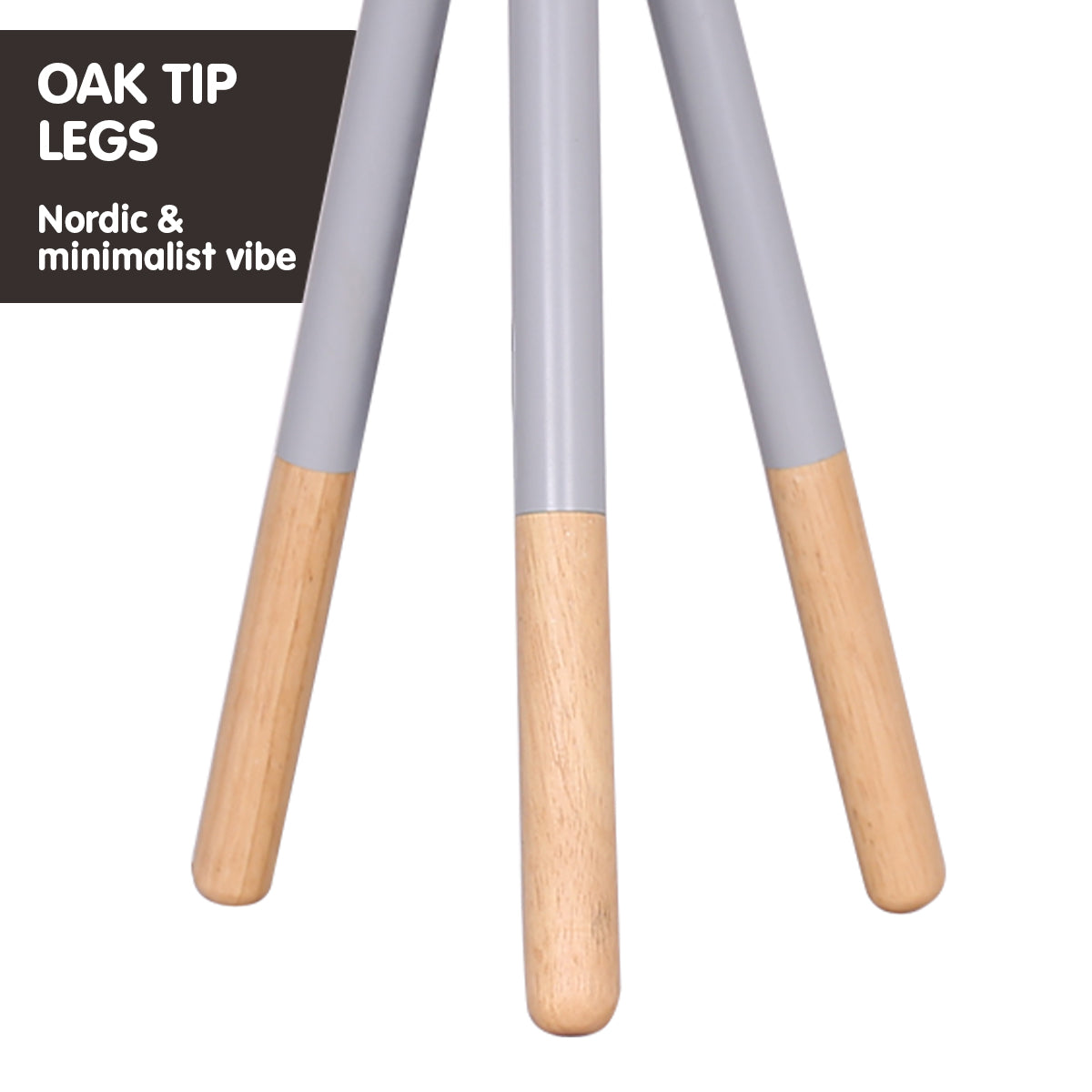 NNEDPE Sarantino Tripod Desk Lamp in Metal & Wood Nordic Minimalist Light