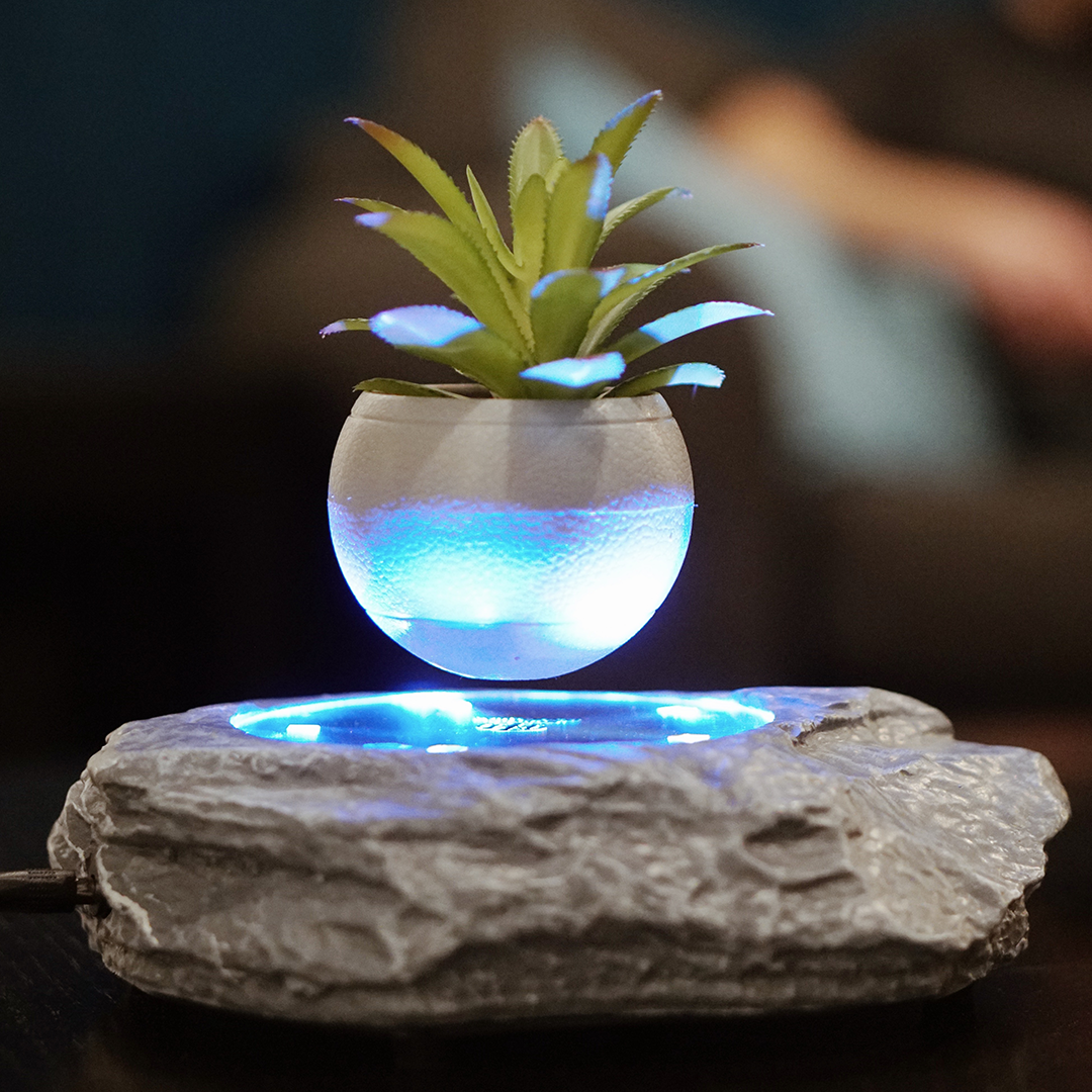 Levitating Plant Pot Rock