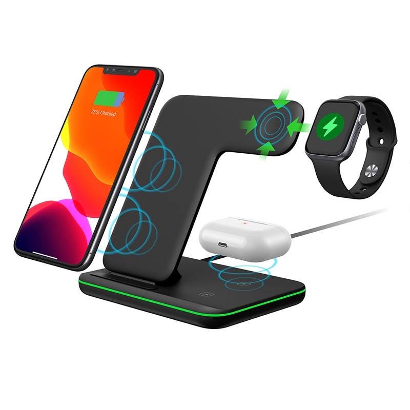 3-in-1 Wireless Charging Station — 15W Fast Charge