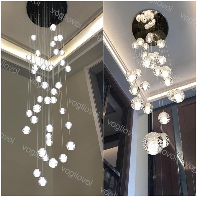 Crystal Glass Ball Chandelier