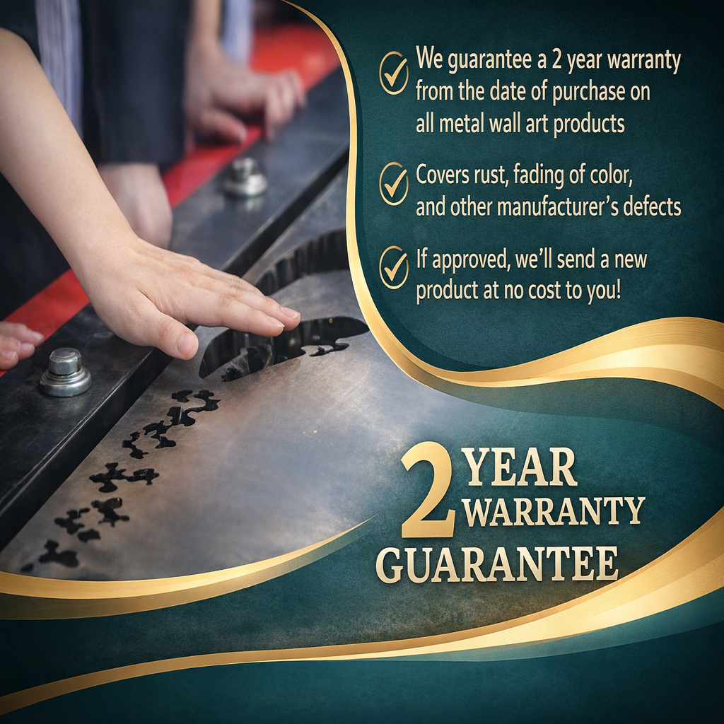 Custom Metal Kitchen Silverware Sign | Farmhouse Kitchen Wall Decor